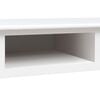vidaXL Secretária 110x45x76 cm madeira branco