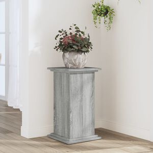 vidaXL Suporte p/ plantas 33x33x60 cm derivados madeira cinza sonoma