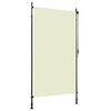 vidaXL Estore de rolo para exterior 120x270 cm creme