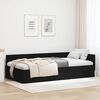 vidaXL Estrutura de Cama de Canto Preto 100 cm x 200 cm Veludo