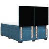 vidaXL Cama boxspring com colch&atilde;o 140x190 cm veludo azul