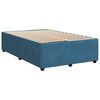 vidaXL Cama boxspring com colch&atilde;o 120x190 cm veludo azul