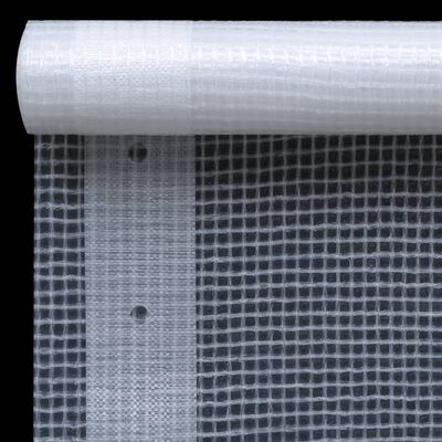 vidaXL Lonas em tecido imitação de gaze 2 pcs 260 g/m² 4x8 m branco