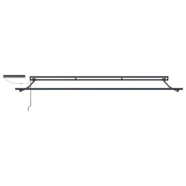 vidaXL Toldo Retr&aacute;til El&eacute;trico Branco 4 x 2 m