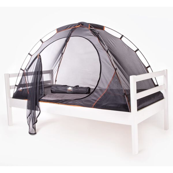 DERYAN Tenda para cama &agrave; prova de mosquitos 200x90x110 cm preto