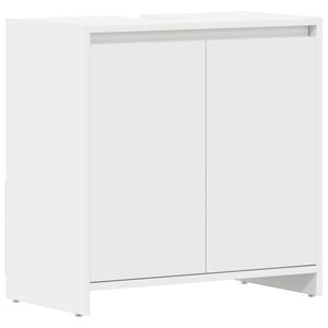 vidaXL Arm&aacute;rio de casa de banho 60x33x60 cm contraplacado branco