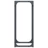 vidaXL Suporte para lenha 25x25x60 cm a&ccedil;o laminado a frio antracite