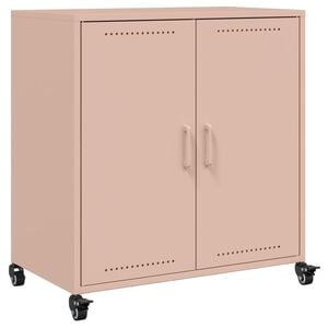vidaXL Aparador 68x39x72 cm a&ccedil;o rosa