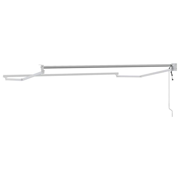 vidaXL Estrutura do Toldos Retr&aacute;teis El&eacute;tricos Branco 2,5 x 2 m