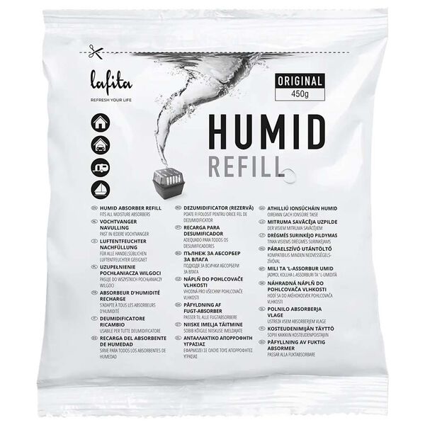 Lafita Recargas absorventes de humidade 12 unidades 450 g