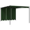 vidaXL Gazebo 4 x 3 x 2,3 m Verde Poli&eacute;ster e A&ccedil;o