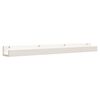 vidaXL Prateleiras de parede 2 pcs 110x12x9 cm pinho maci&ccedil;o branco