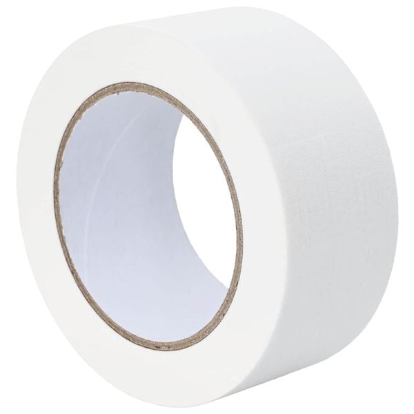 vidaXL Fitas de M&aacute;scara para Pintores 24 pcs Branco 50mm x 50m Papel