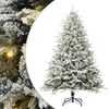 vidaXL &Aacute;rvore de Natal Artificial Pr&eacute;-iluminada Verde 180 cm PVC e PE