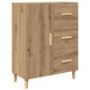 vidaXL Buffet Carvalho Artesanal 34 x 69.5 x 90 cm