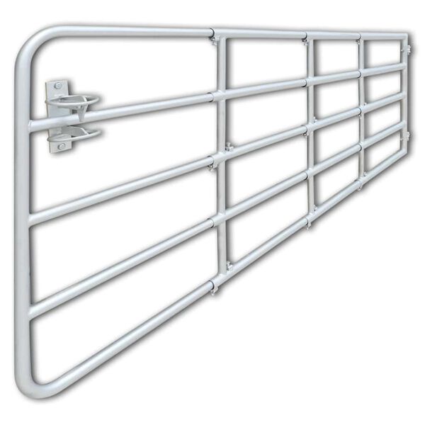 Port&atilde;o 300 x 90 cm A&ccedil;o galvanizado