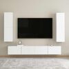 vidaXL M&oacute;veis de TV 2 pcs 30,5x30x110 cm derivados de madeira branco