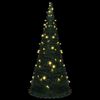 vidaXL &Aacute;rvore Natal pop-up artificial pr&eacute;-iluminada 210 cm verde