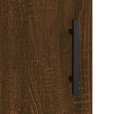 vidaXL Armário alto 69,5x34x180cm madeira processada carvalho castanho
