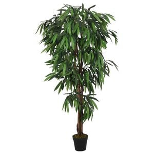 vidaXL Mangueira artificial 600 folhas 150 cm verde
