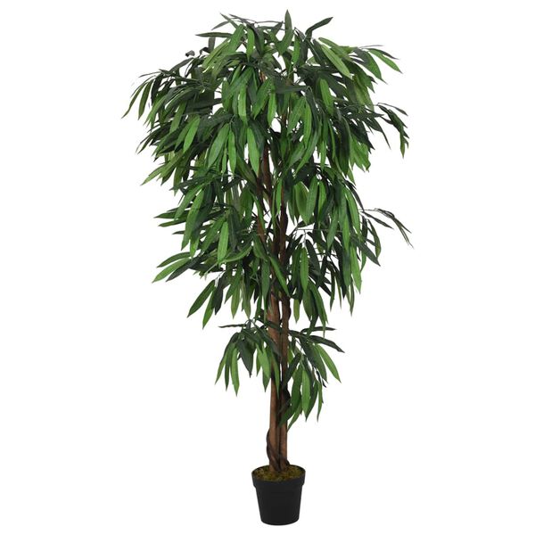 vidaXL Mangueira artificial 600 folhas 150 cm verde