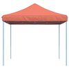 vidaXL Tenda para festas pop-up dobr&aacute;vel 292x292x315 cm terracotta