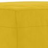 vidaXL Banco 100x35x41 cm veludo amarelo