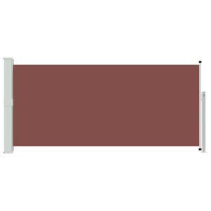 vidaXL Toldo lateral retr&aacute;til 140x300 cm castanho
