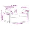 vidaXL Conjunto de Sof&aacute;s 2 pcs Rosa 138 x 78 x 80 cm Veludo