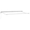 vidaXL Estrutura de Toldo Ajust&aacute;vel Branco 4 x 2 m A&ccedil;o