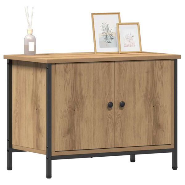 vidaXL Gabinete para TV Carvalho Artesanal 60 x 35 x 45 cm