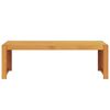 vidaXL Mesa Lateral Castanho 110 x 55 x 35 cm Madeira S&oacute;lida de Ac&aacute;cia