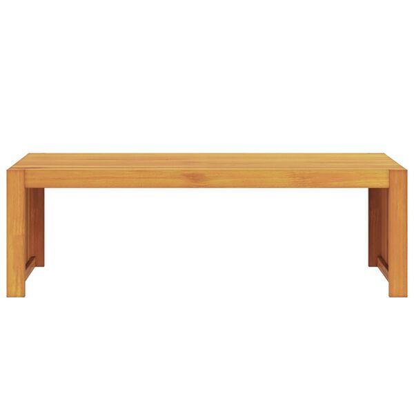 vidaXL Mesa Lateral Castanho 110 x 55 x 35 cm Madeira S&oacute;lida de Ac&aacute;cia