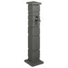vidaXL Tanque de Jardim Antracite 26 x 26 x 101 cm PE