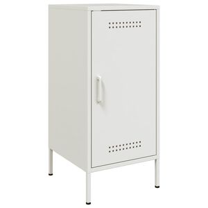 vidaXL Aparador 36x39x79 cm a&ccedil;o branco