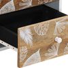 vidaXL Mesa de cabeceira 40x33,5x46 cm madeira de mangueira maci&ccedil;a