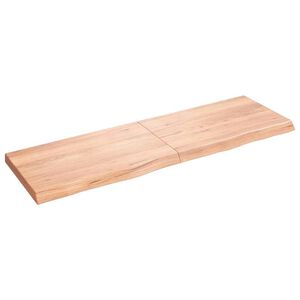 vidaXL Prateleira de parede 160x50x(2-6) cm carvalho tratado castanho