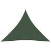 vidaXL Para-sol estilo vela 160 g/m&sup2; 5x5x5 m PEAD verde-escuro
