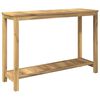 vidaXL Mesa Console de Jardim Branco Lavado 108,5 x 35 x 75 cm