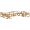 vidaXL Conjunto de Sof&aacute;s para Exterior 9 pcs Branco