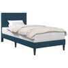 vidaXL Estrutura da Cama com cabeceira Azul 100 x 200 cm Veludo
