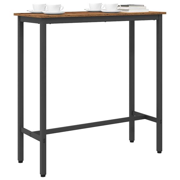 vidaXL mesa Madeira antiga 100 x 40 x 100,5 cm