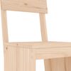vidaXL 3 pcs conjunto de bar para jardim madeira de pinho maci&ccedil;a