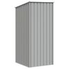 vidaXL Abrigo de jardim 87x98x159 cm aço galvanizado cinzento