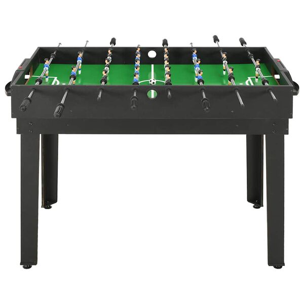 vidaXL Mesa de jogos 15-em-1 121x61x82 cm cor preto
