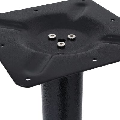 vidaXL Perna para mesa de bistrô 56x56x107 cm ferro fundido preto