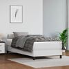 vidaXL Colch&atilde;o de molas ensacadas firmeza m&eacute;dia 80x200x20 cm couro artificial branco