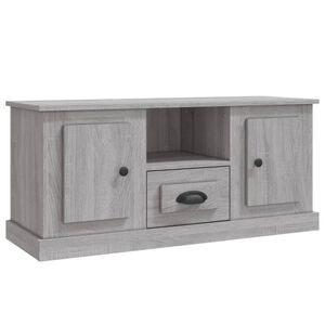 vidaXL M&oacute;vel de TV 100x35,5x45 cm derivados de madeira cinzento sonoma
