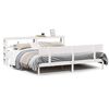 vidaXL Cama sem colch&atilde;o 180x200 cm madeira de pinho maci&ccedil;a branco