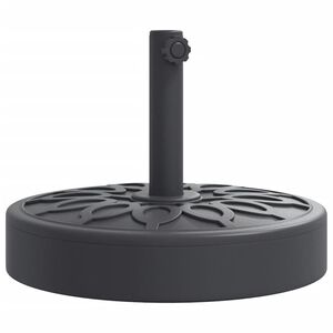 vidaXL Base de guarda-sol para postes de &Oslash;38/48 mm 25 kg redondo